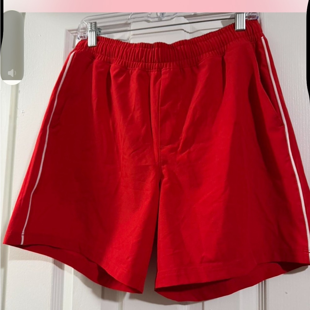 Men's Red Athletic Shorts M